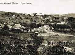 Imagem da Colônia Africana (atual bairro Rio Branco) de 1916