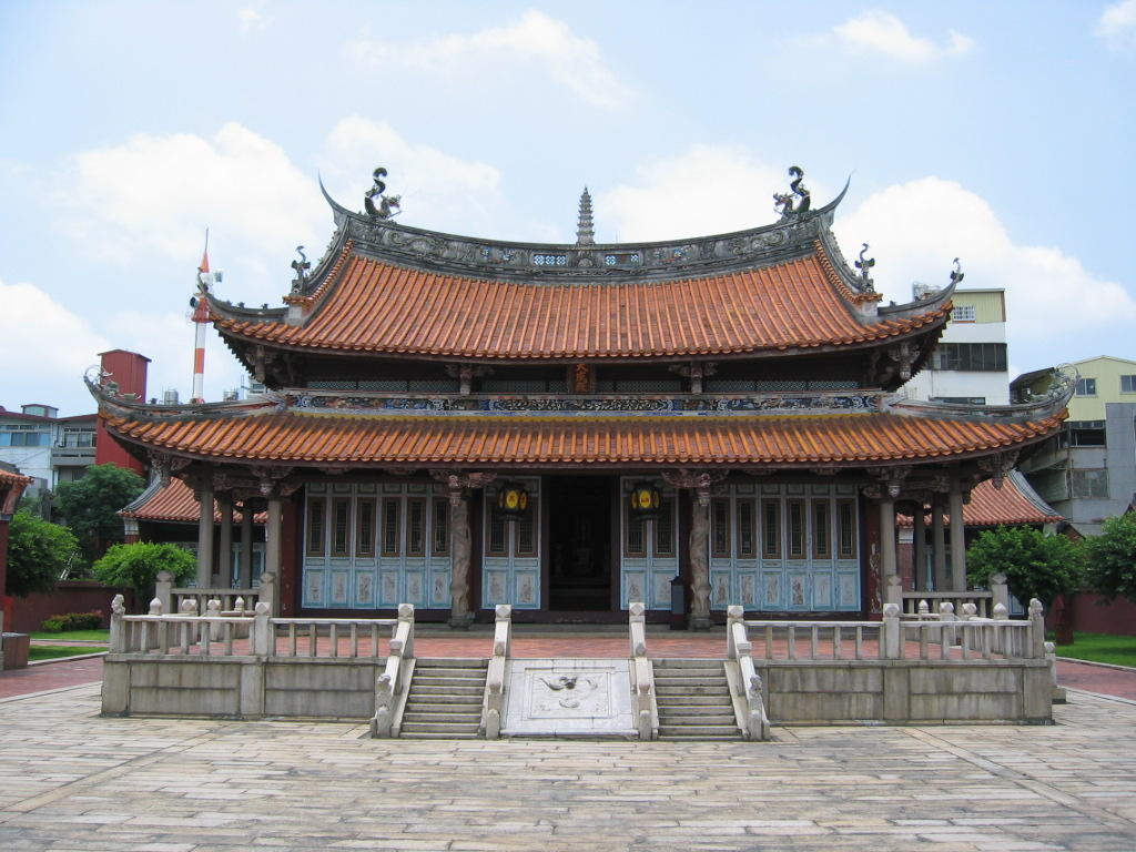 Templo confucionista em Changhua, em Taiwan