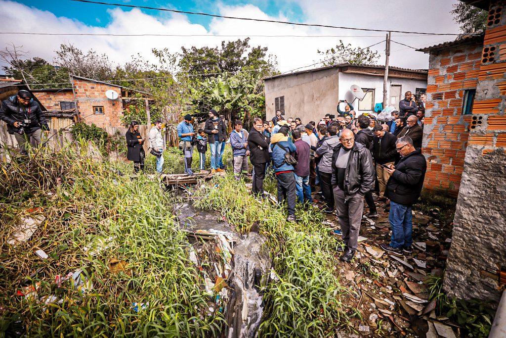Caravana visitou a comunidade João Goulart, no bairro Mário Quintana. Créditos: Mateus Raugust/PMPA.