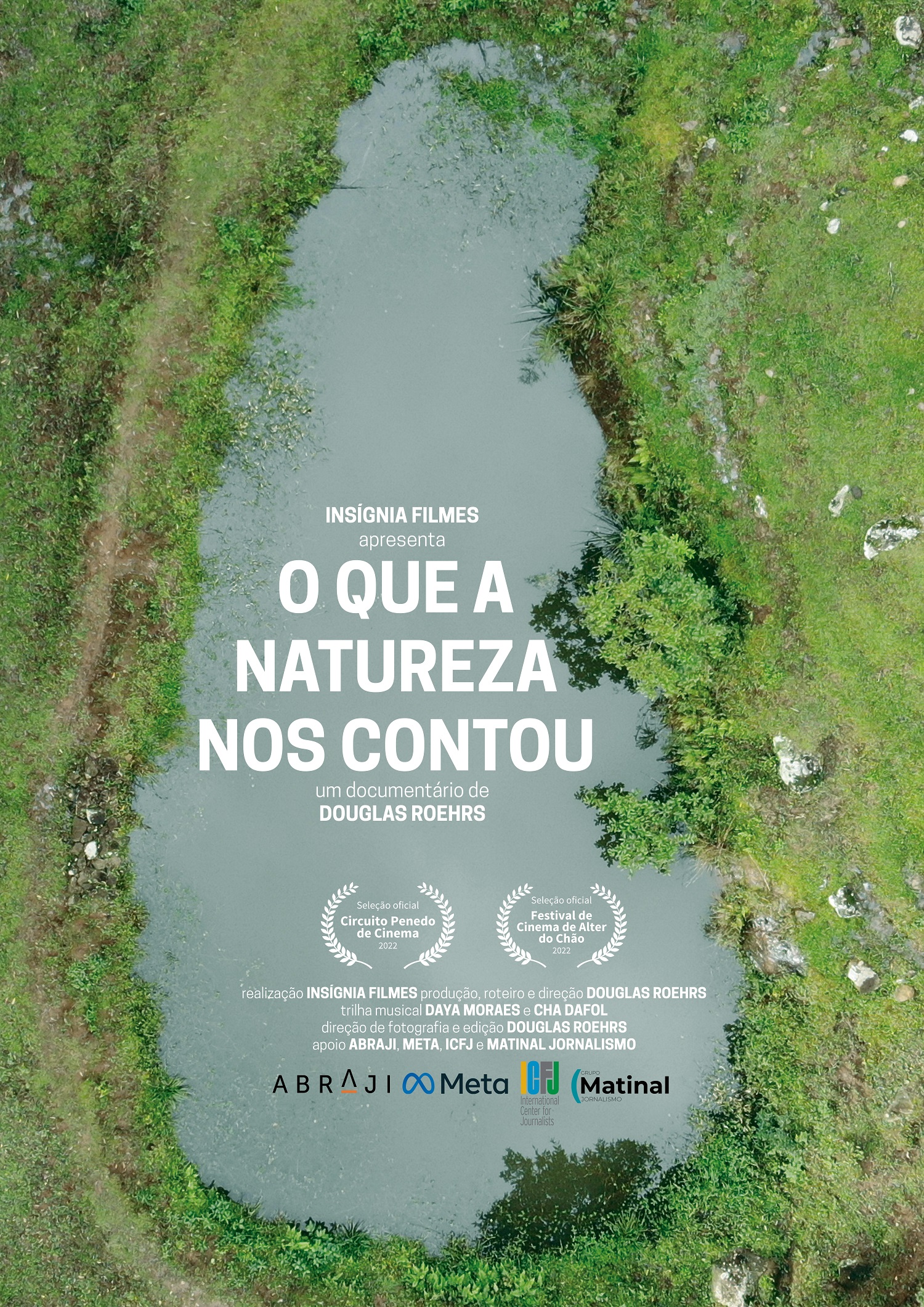Cartaz de O Que a Natureza Nos Contou, curta documental dirigido por Douglas Roehrs